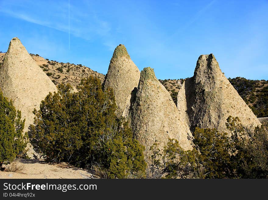 Four tent rocks