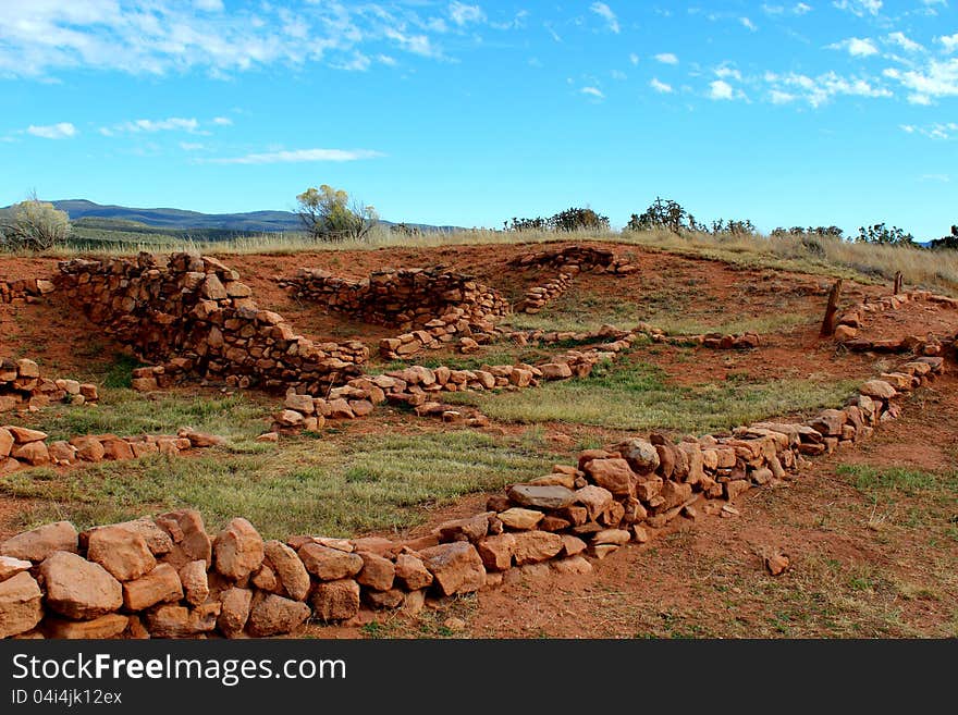 Pecos ruin walls