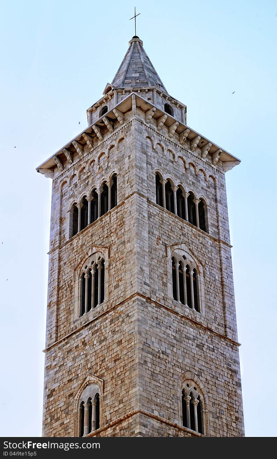 The bell tower of cathedral of Trani (BA)