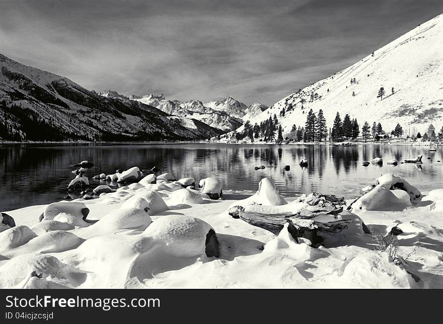 Eastern Sierra Winter Scene