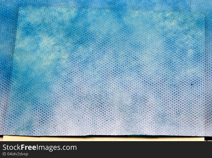 Rich-blue Nano-textile With Pattern