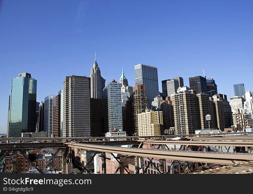 Manhattan in a sunny morning, New York, United States