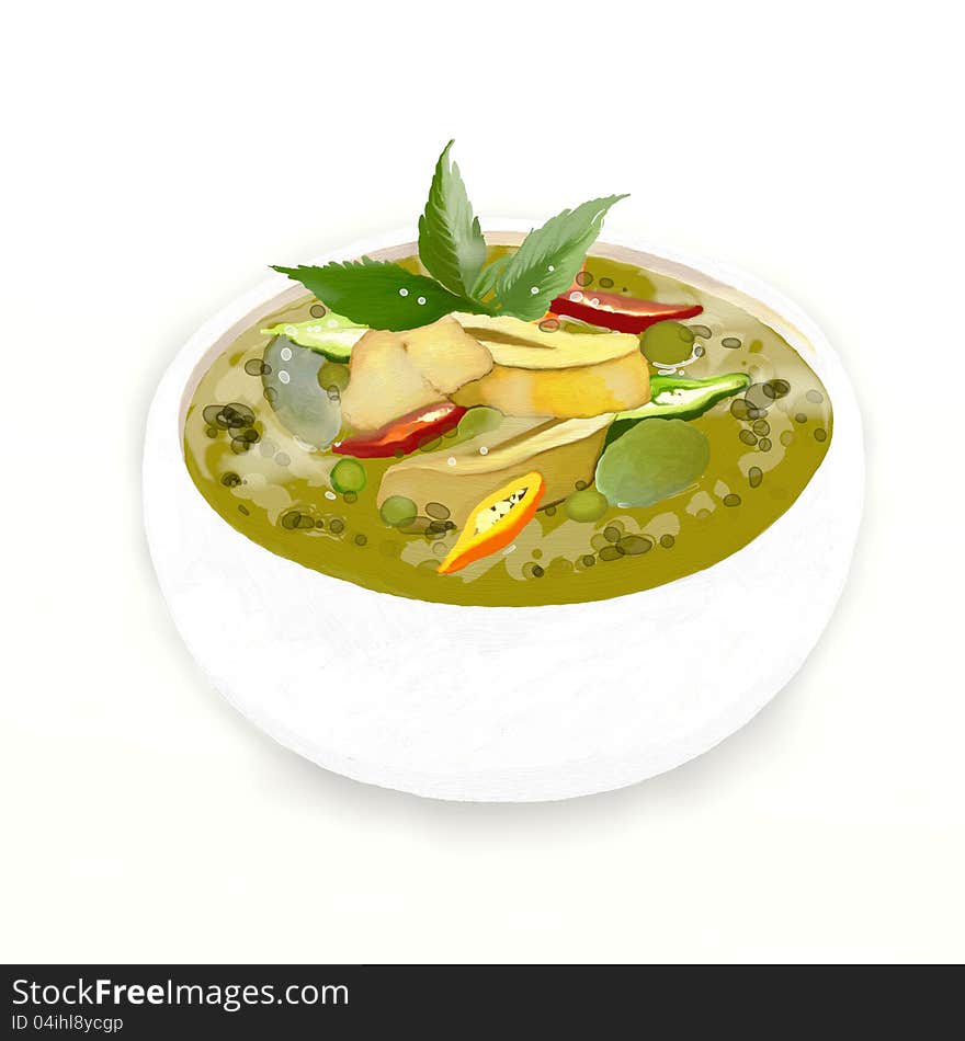 Thai green curry is one of the most famous curry recipes in the world. Thai green curry is one of the most famous curry recipes in the world.