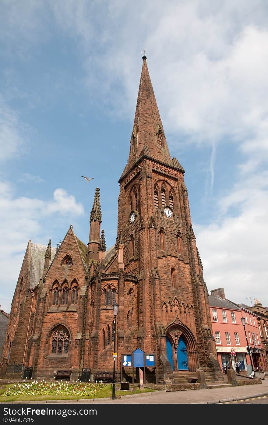 greyfriars church at dumfies in scotland. greyfriars church at dumfies in scotland