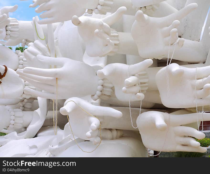 Buddha Hands Statue