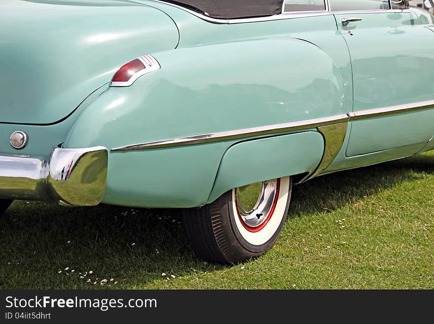 Photo of a beautiful american vintage buick eight dynaflow classic car.