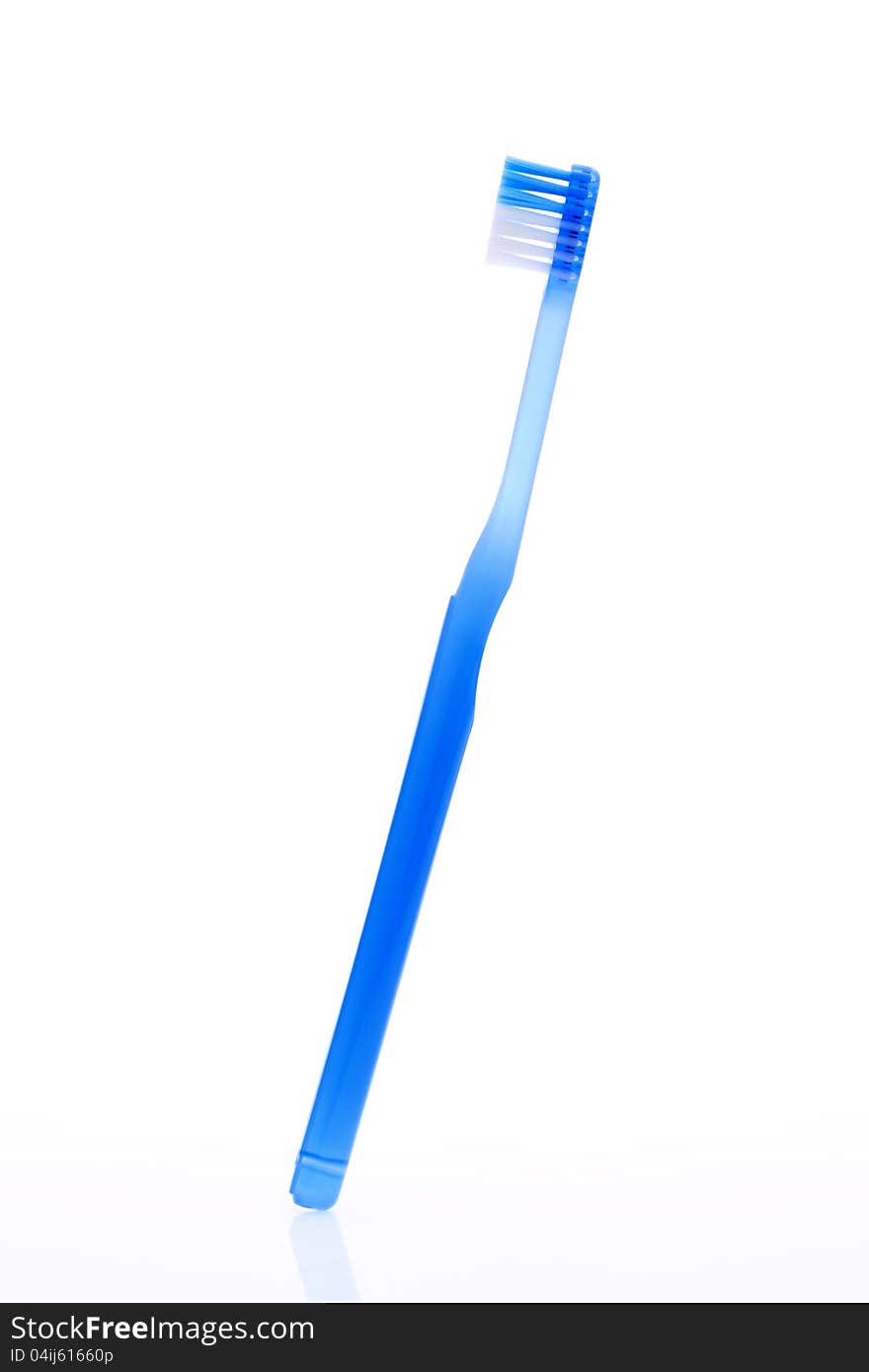 Blue toothbrush