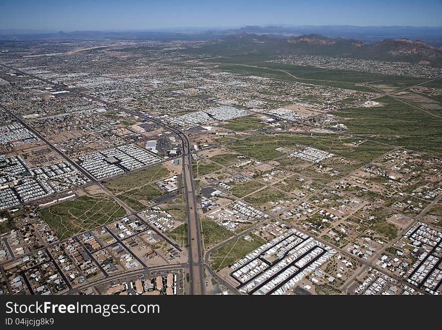 Apache Trail in Apache Junction looking NW