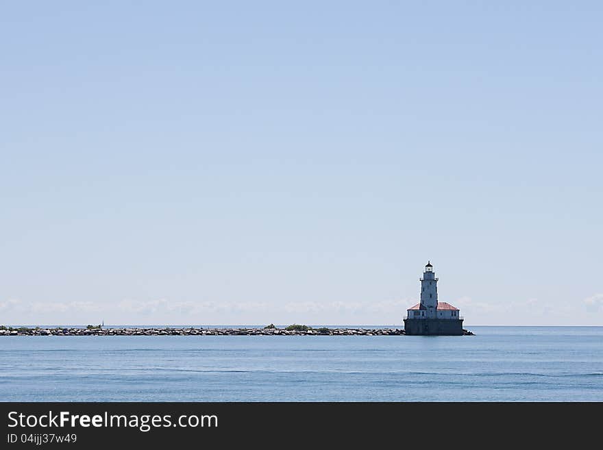 Lighthouse At Chicago Navy Pier