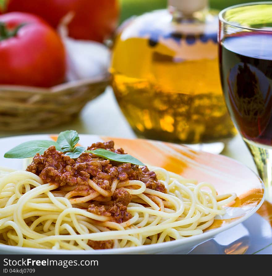 Spaghetti bolognese