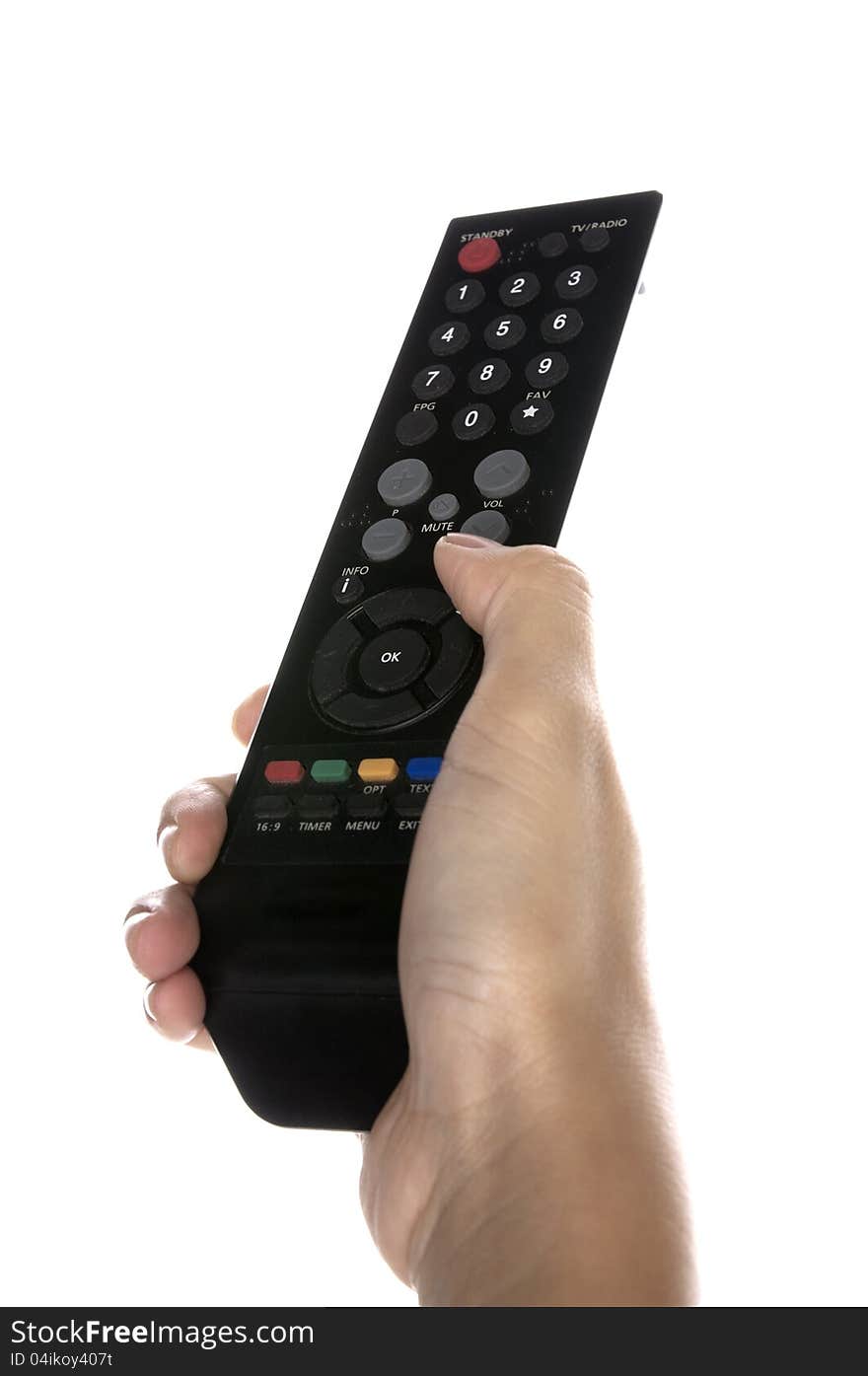 Holding Remote Control