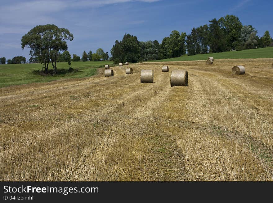 Straw bales