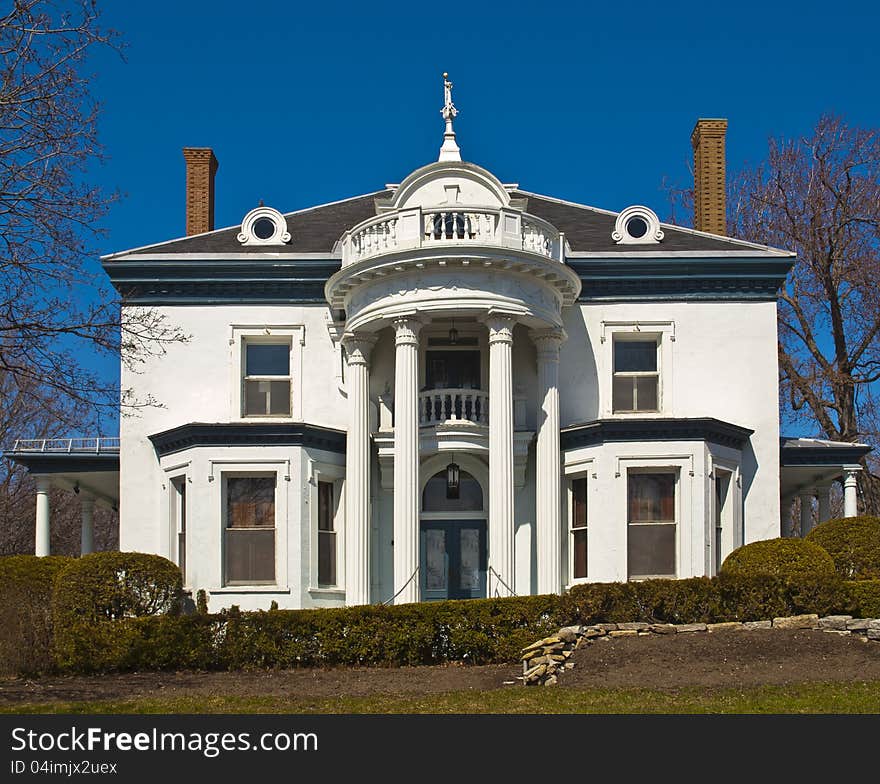 Charles Globensky manor in old St-Eutache, built in 1902 by a well known architect, by the name of Henri-Maurice Perrault who also built Montreal city hall