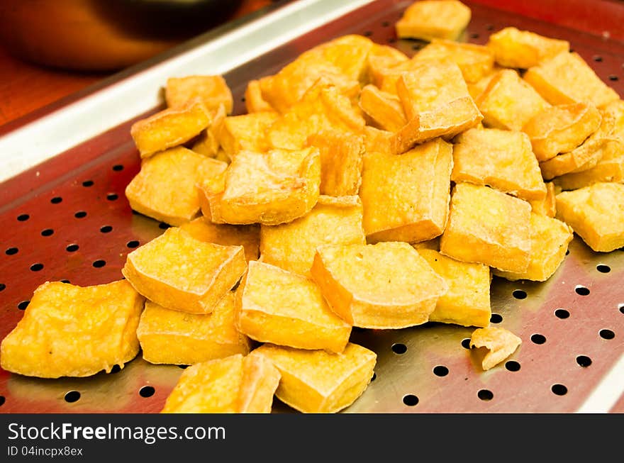 Strong smelling preserved bean curd