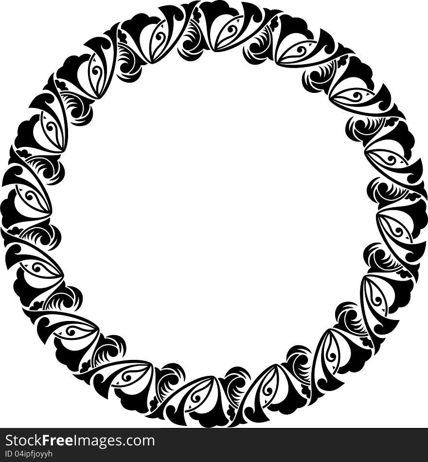 Arab circle pattern