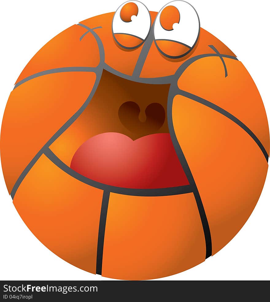 Happy basketball