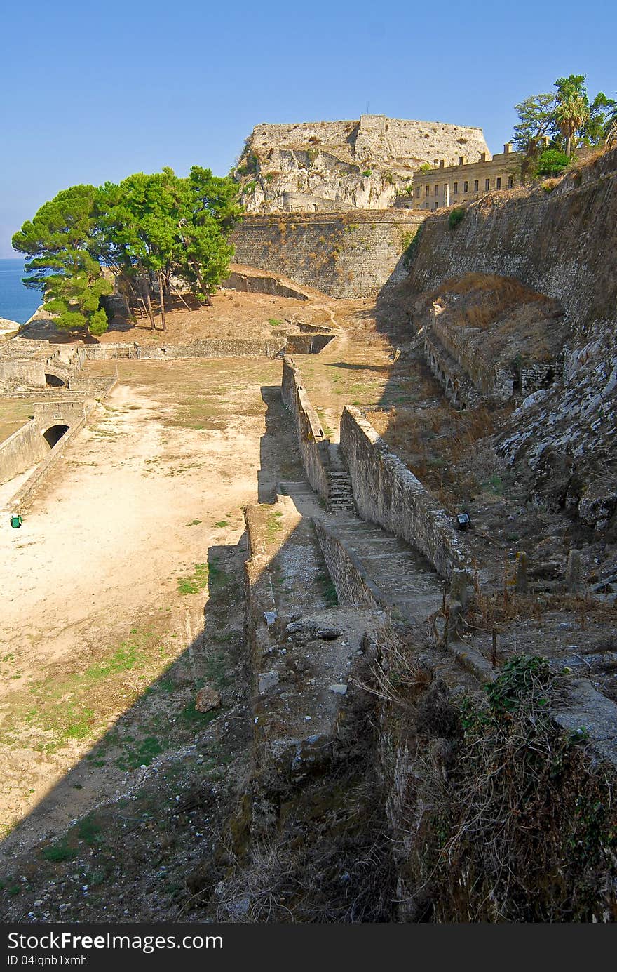 Landscapes of Kerkyra, Corfù, Greece.