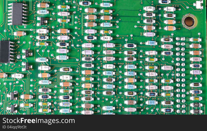 Chips on circuit board