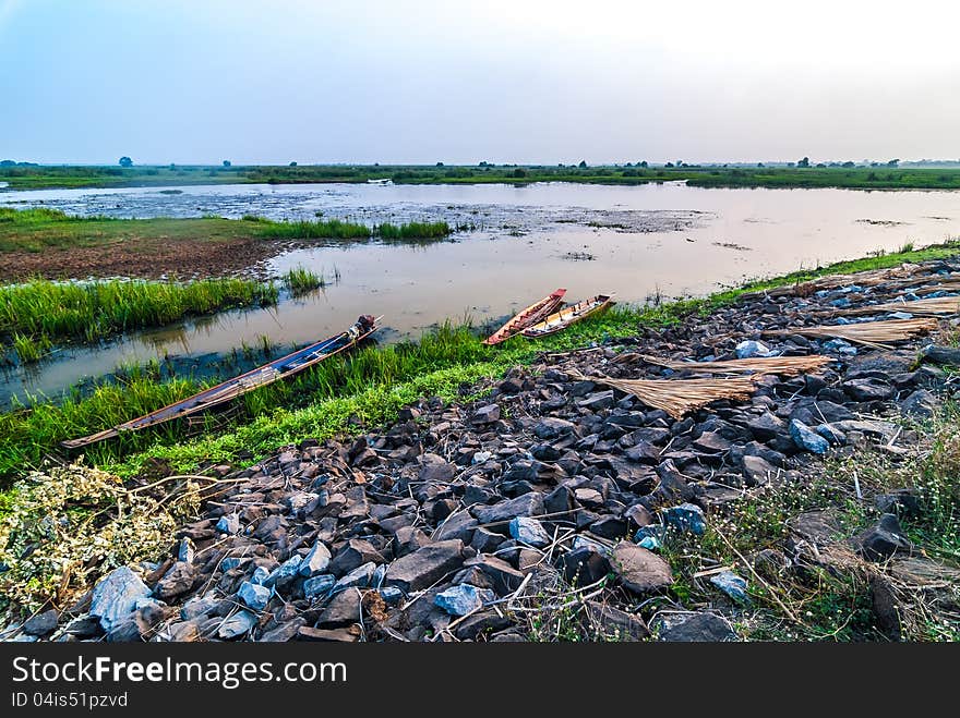 Rural fishing boats.