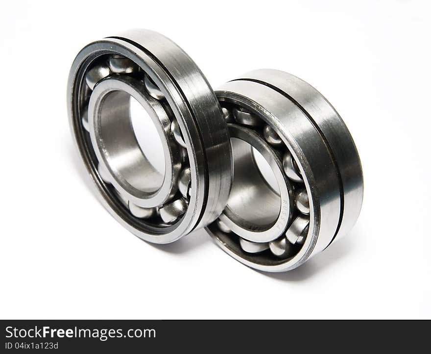 Two ball bearings