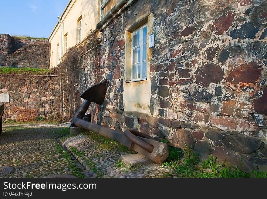 The Remains Of The Ship S Anchor