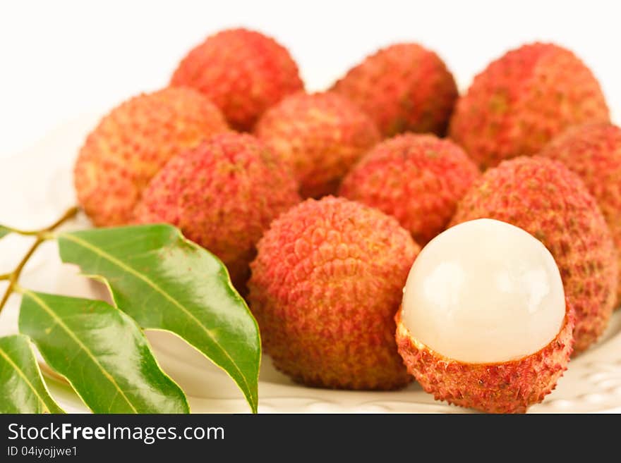 The Orang Lychees Or Litchi Chinensis Sonn.