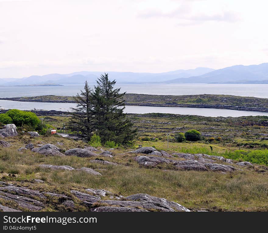 Atlantic coastline at County Kerry