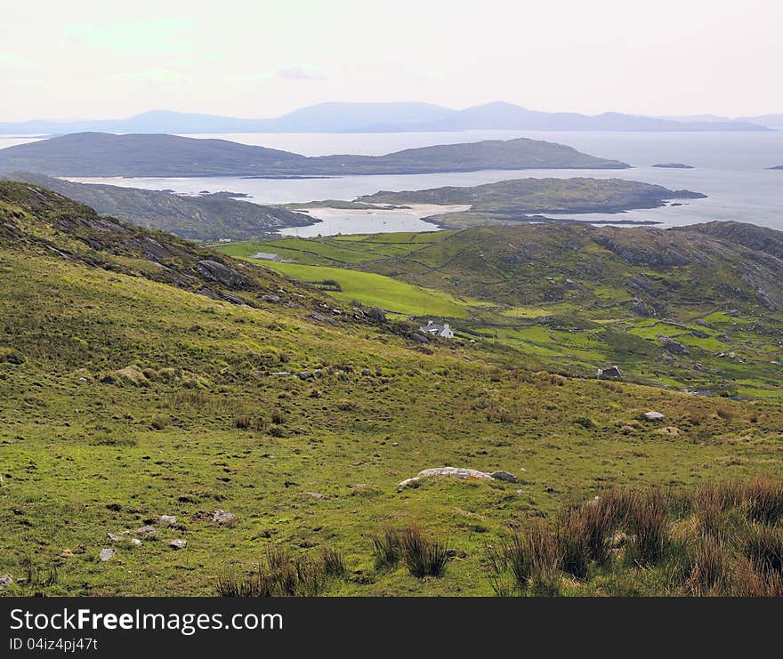 Atlantic coastline at County Kerry