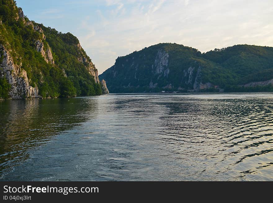 Danube River Canyon at Cazane