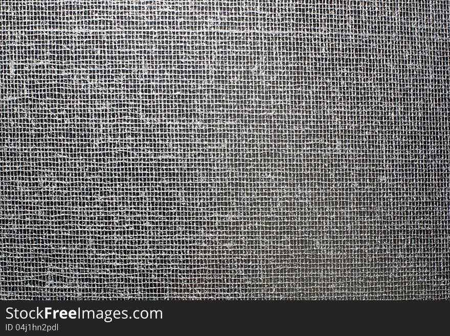 Grey mesh to be used as a background
