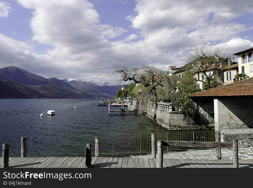 San Giulio Orta Lakescape