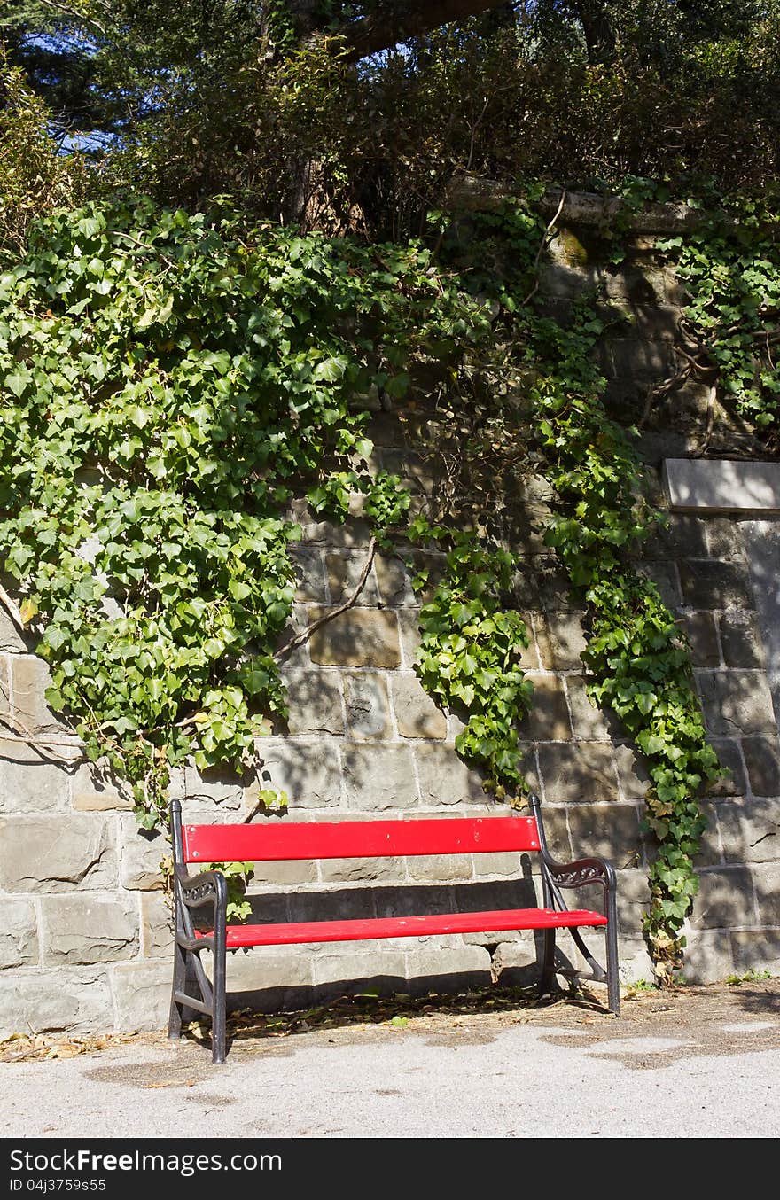 Red Bench