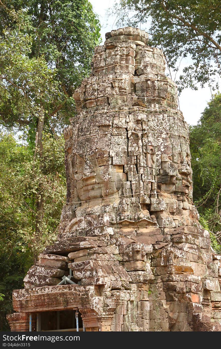 Ancieht Ta Prohm Prasat, Siamreap, Khmer Republic