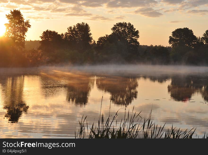 Dawn On The River