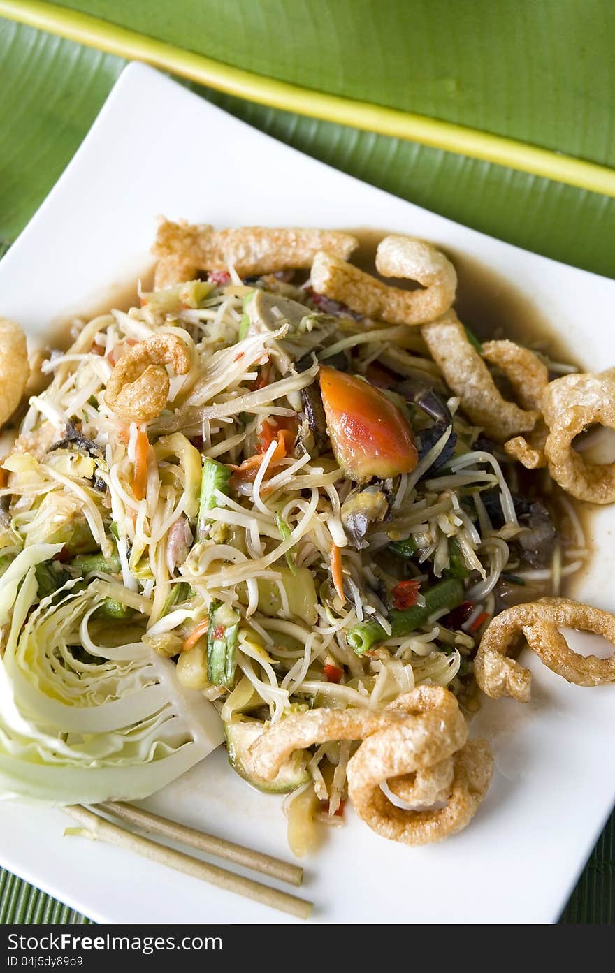 Spicy Papaya Salad