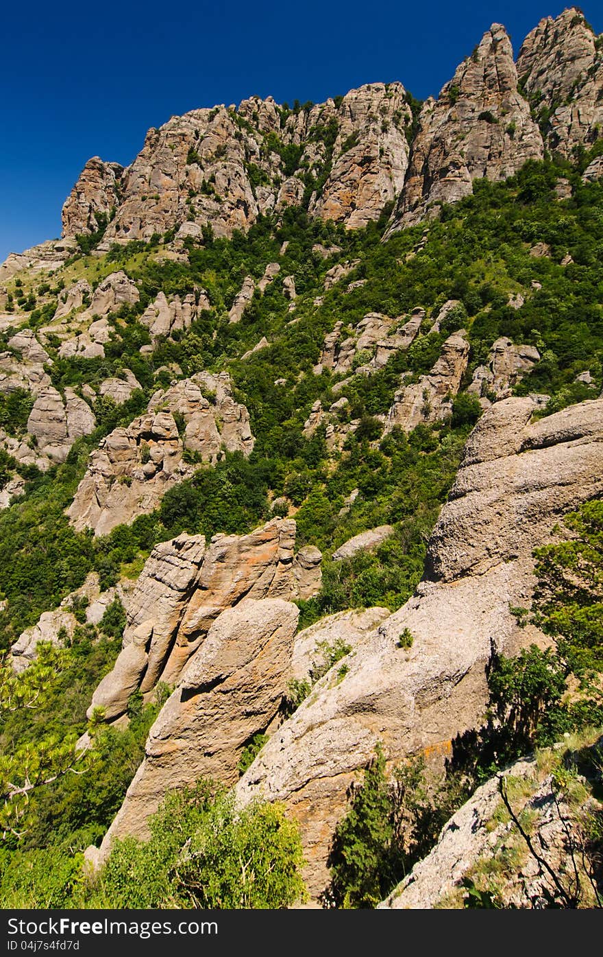 Rocks, Crimea, Ukraine