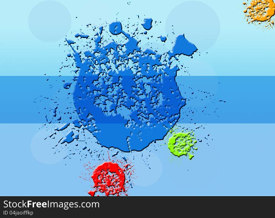 Color Splash Background can be used as background for various things. Abstract watercolor background red and blue splash texture. Color Splash Background can be used as background for various things. Abstract watercolor background red and blue splash texture.