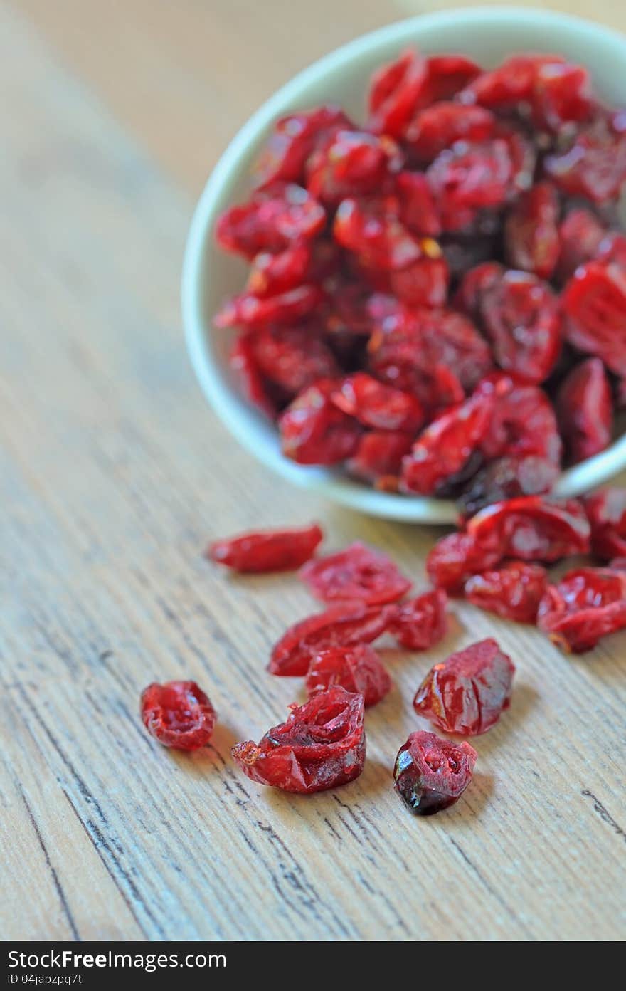 Dried cranberries