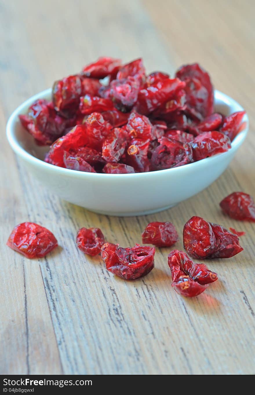 Dried cranberries