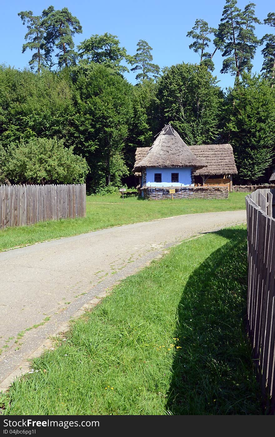 Rural homestead in Transylvania land of Romania near Sibiu. Rural homestead in Transylvania land of Romania near Sibiu