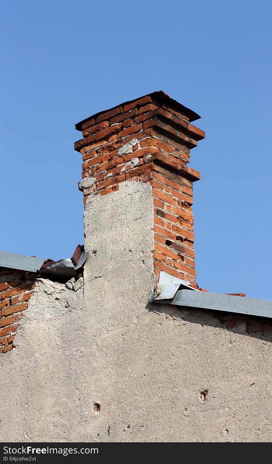 Pic of old ruined chimney. Pic of old ruined chimney