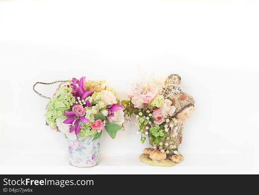 This file as a flowers bouquet arrange for decoration in home