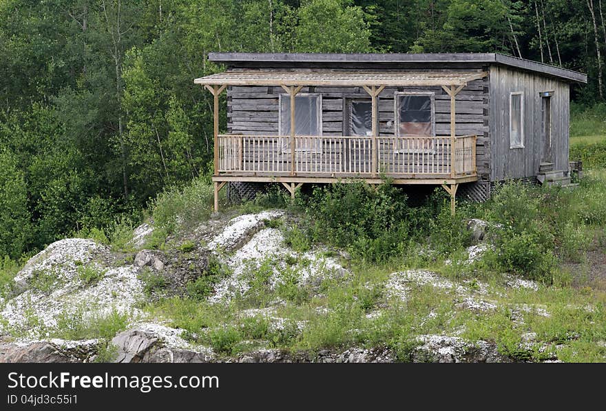 Old worker camp on a mining site. Old worker camp on a mining site