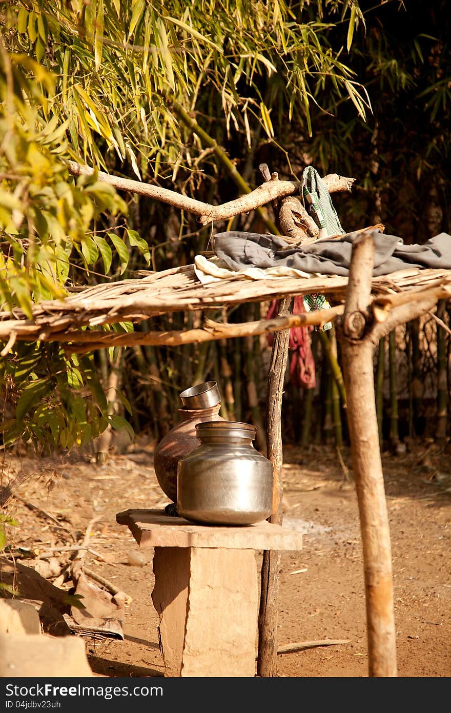 Water For Summer In Village