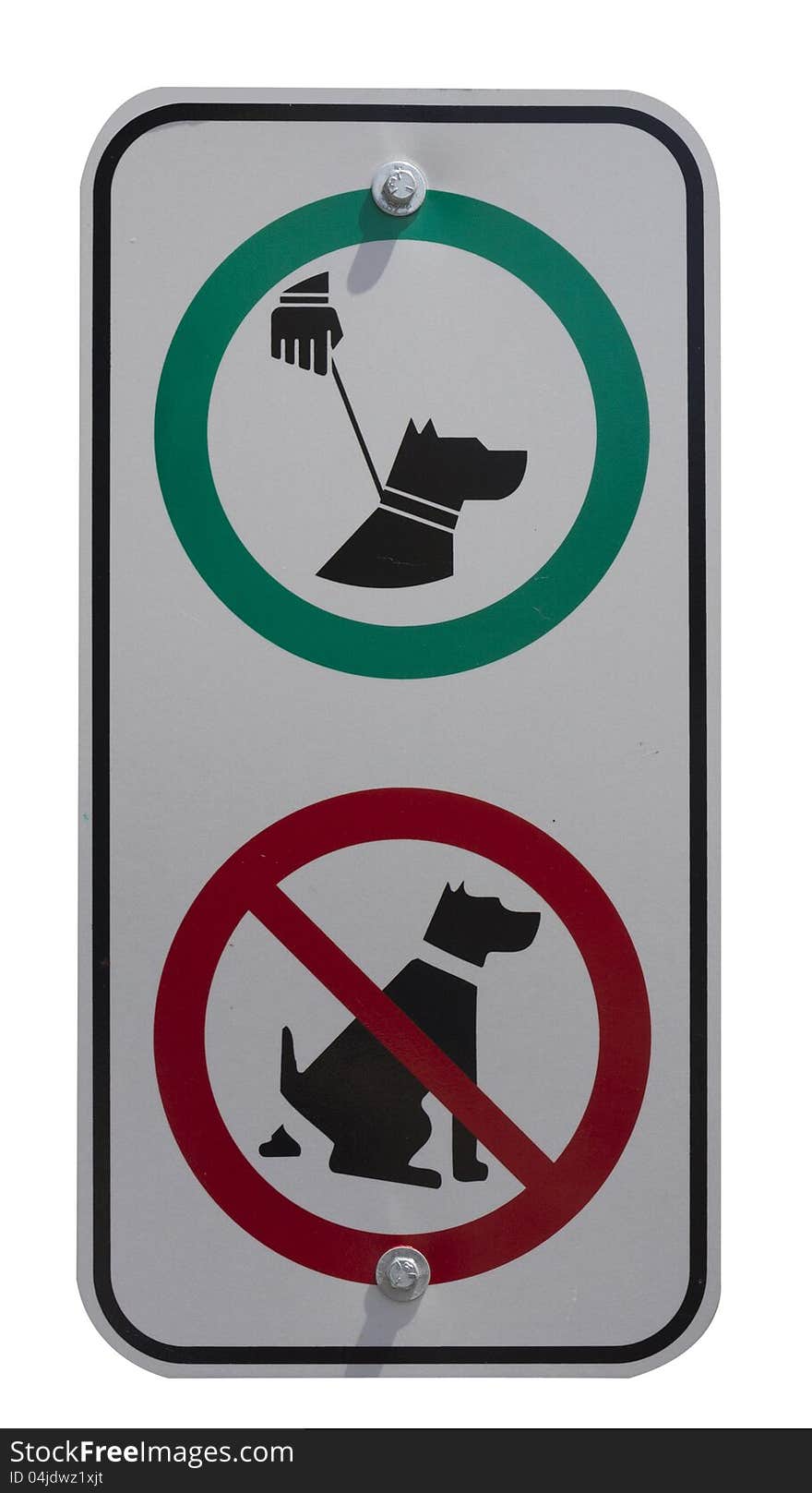 Dog handling signs