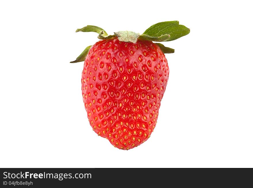 Strawberry isolated on white background