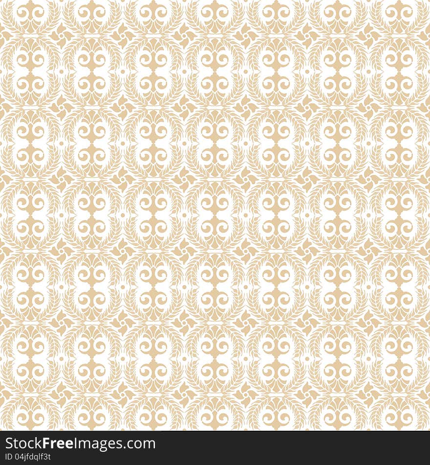 Beautiful background of seamless floral pattern