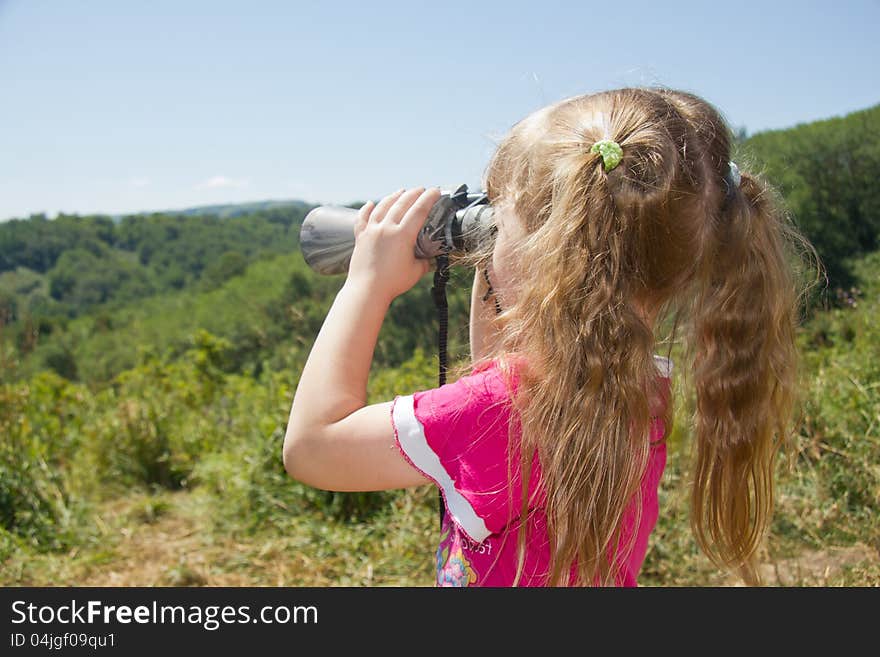 Child and nature.