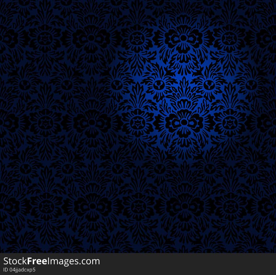 Vector floral pattern for the background