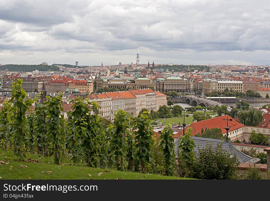 Prague cityscape